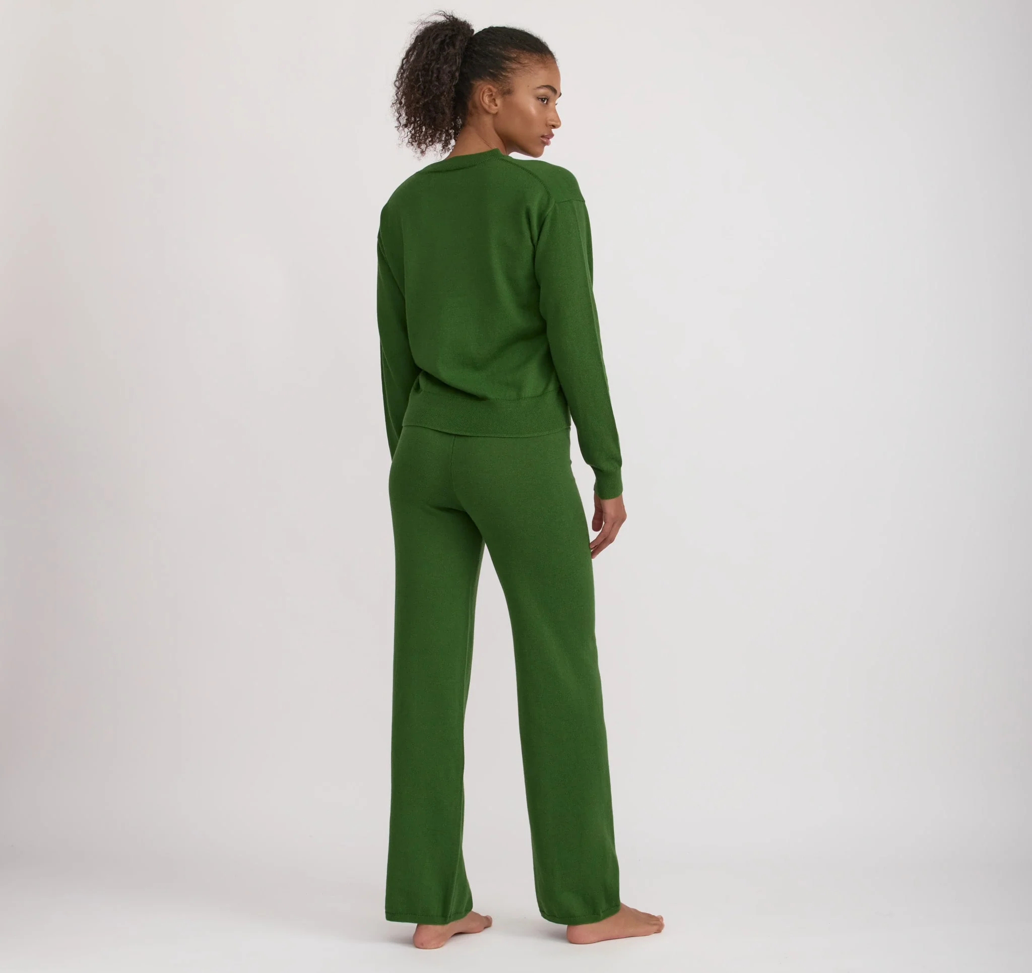 Soft Knit Straight Leg Pants - Image 3